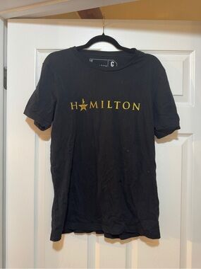 Hamilton 10th Anniversary Black Cotton Tee